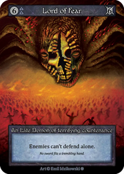 Gothic - Lord of Fear - Foil