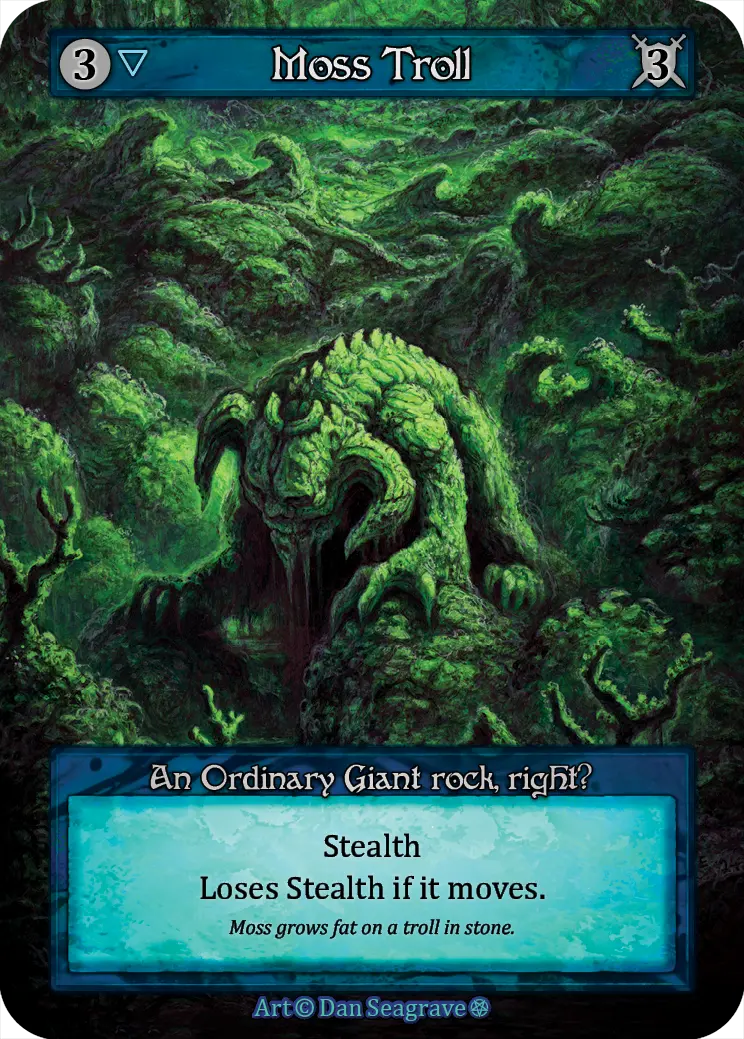Gothic - Moss Troll - Non-Foil