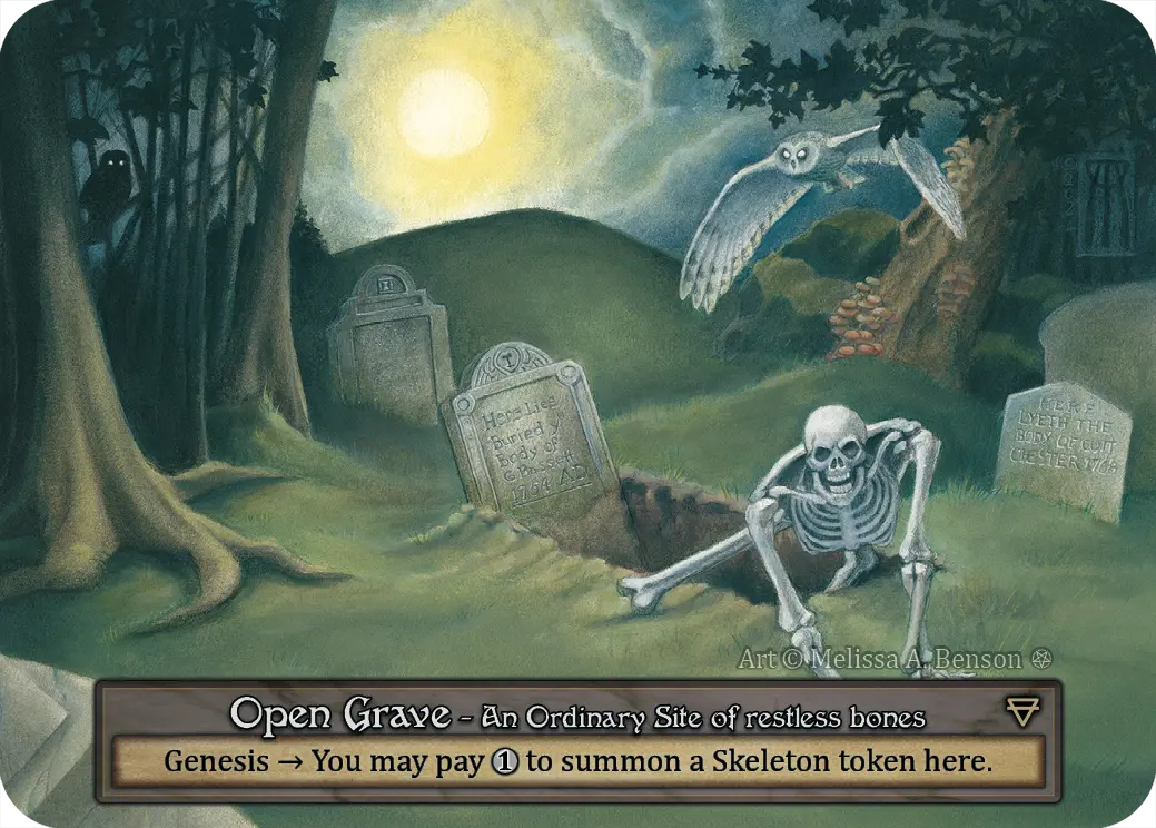 Gothic - Open Grave - Foil