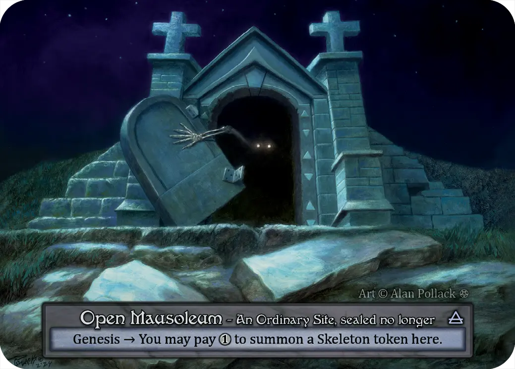 Gothic - Open Mausoleum - Non-Foil