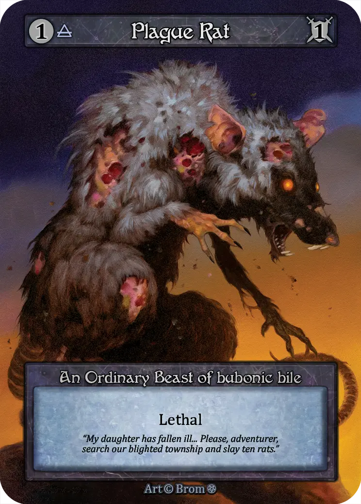 Gothic - Plague Rat - Foil