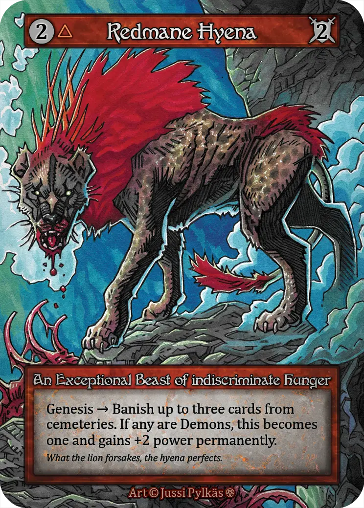 Gothic - Redmane Hyena - Foil