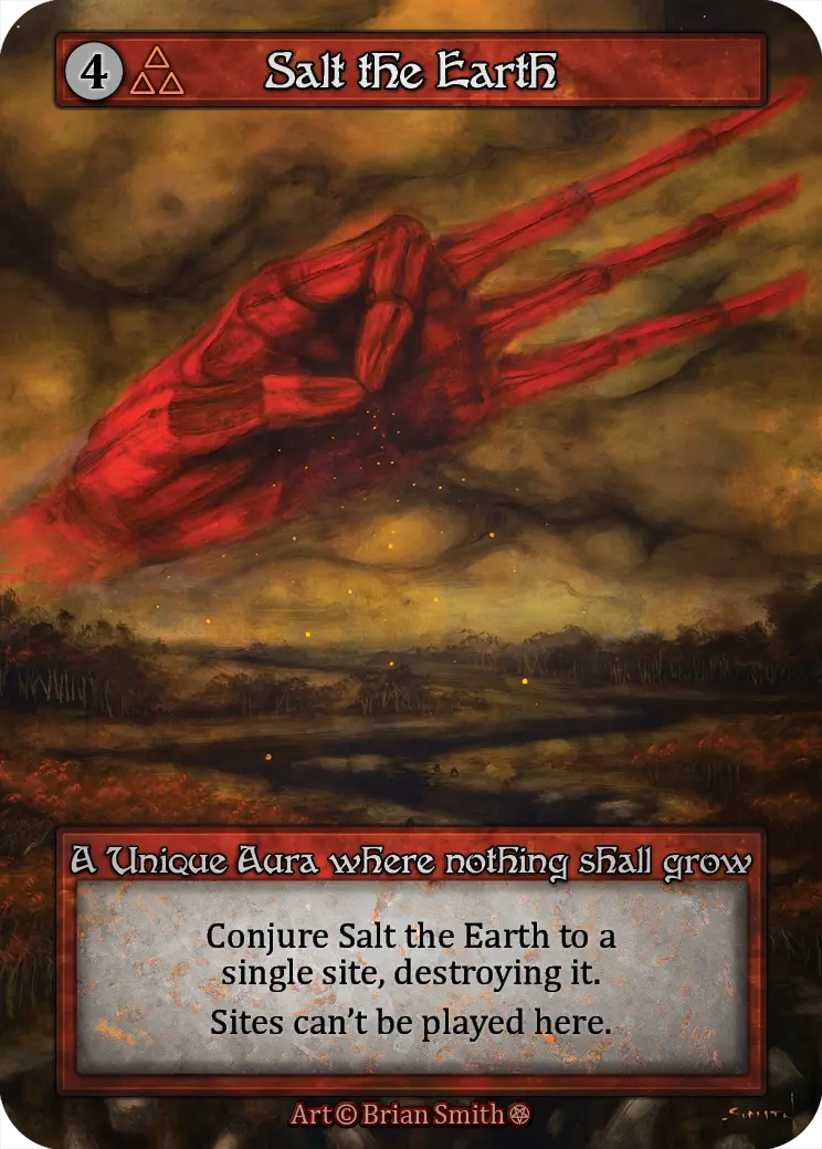 Gothic - Salt the Earth - Foil