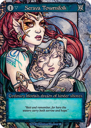 Gothic - Serava Townsfolk - Foil