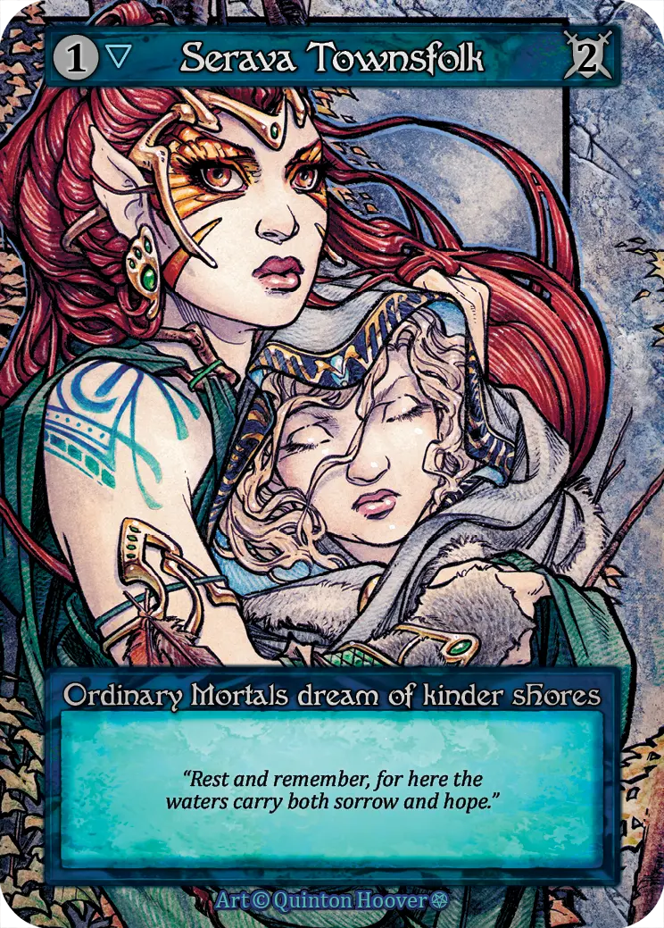 Gothic - Serava Townsfolk - Foil