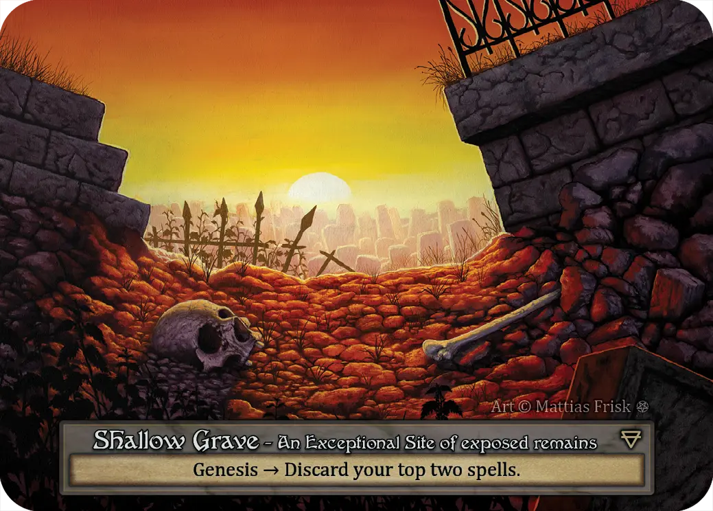 Gothic - Shallow Grave - Foil