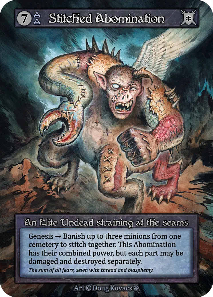 Gothic - Stitched Abomination - Foil