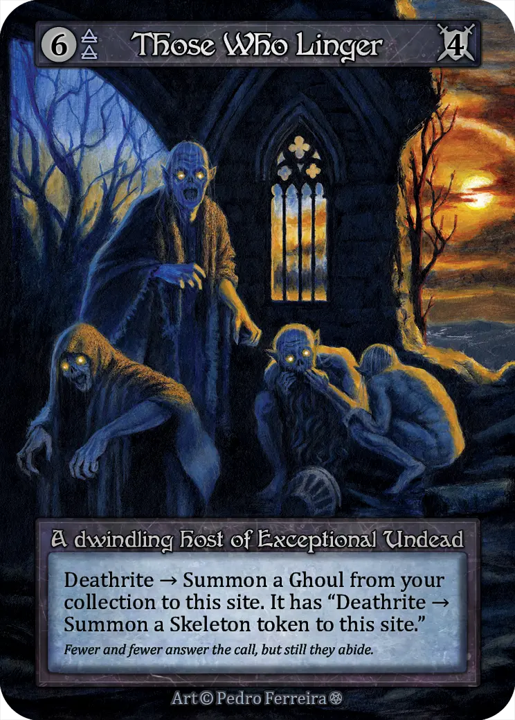 Gothic - Those Who Linger - Foil