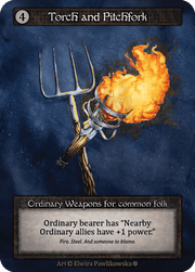 Gothic - Torch and Pitchfork - Foil