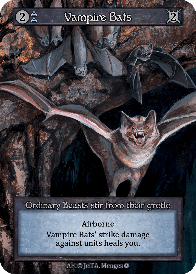 Gothic - Vampire Bats - Foil