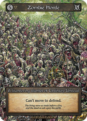 Gothic - Zombie Horde - Foil