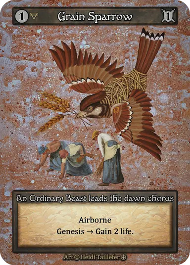 Grain Sparrow - Foil