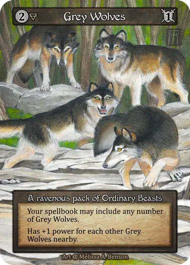 Beta - Grey Wolves - Non-Foil