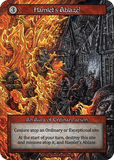 Arthurian Legends - Hamlet's Ablaze! - Foil