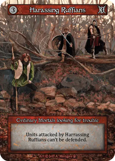 Arthurian Legends - Harassing Ruffians - Foil