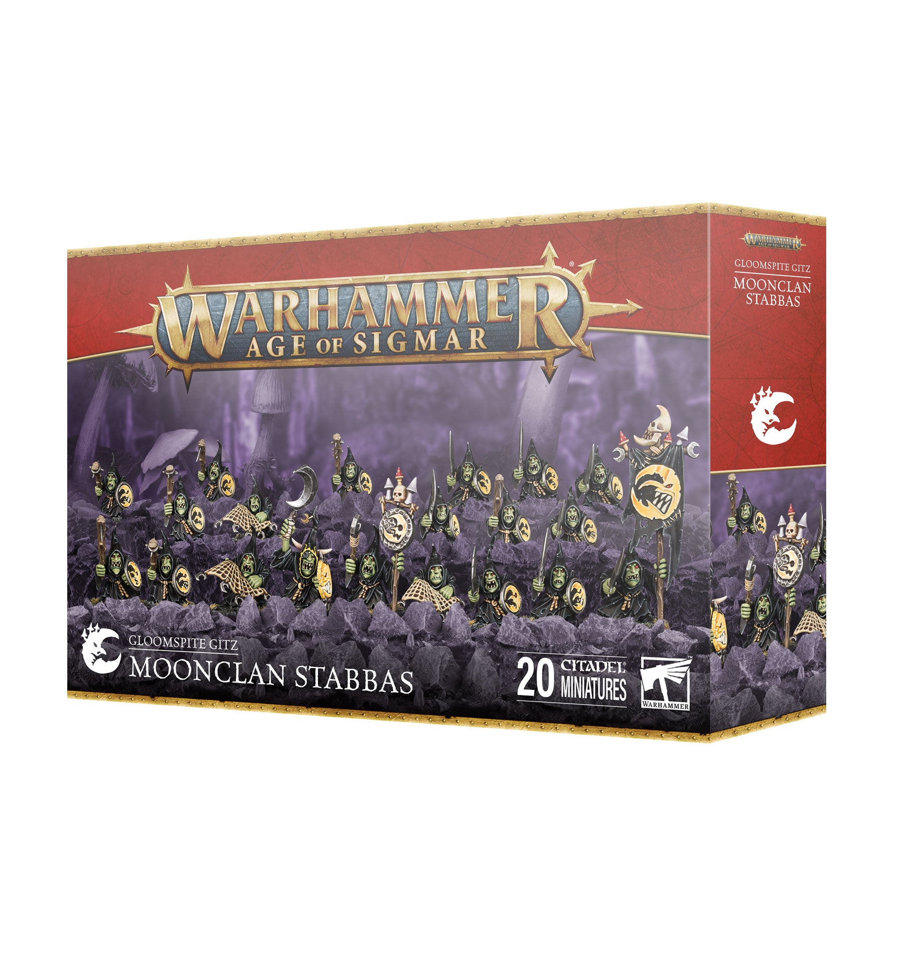 Warhammer Age of Sigmar - Gloomspite Gitz Moonclan Stabbas