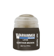 Warhammer Colour Layer 12ml: Gorthor Brown