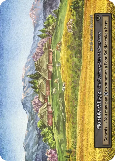 Humble Village - Alpha / Non-Foil