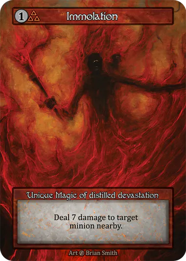 Immolation (Third Wave Beta) - Foil