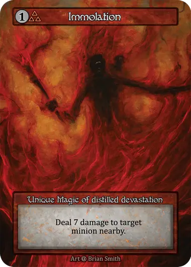 Alpha - Immolation - Foil