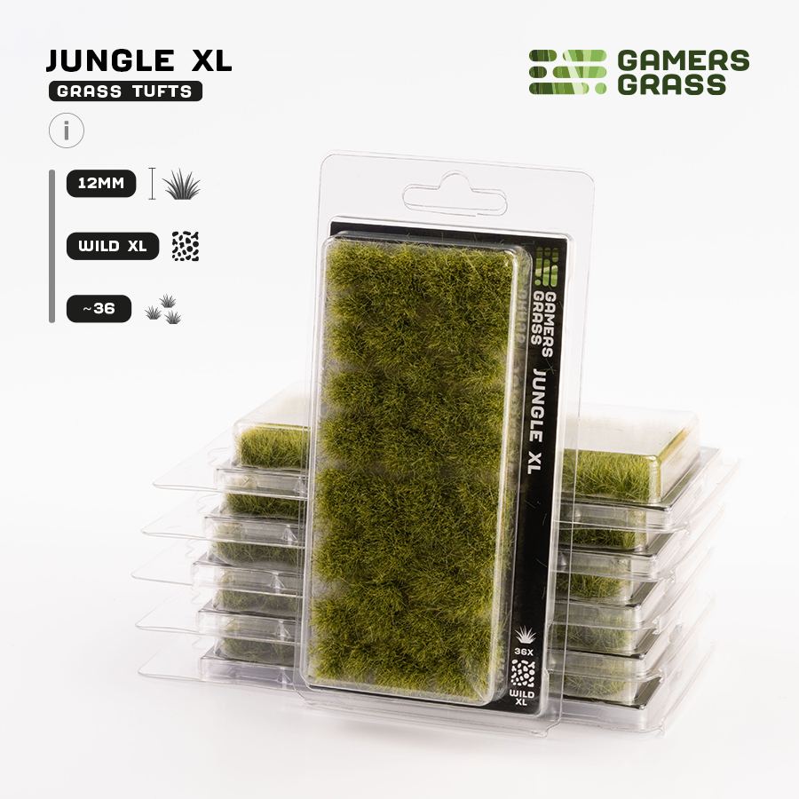Gamers Grass: Grass Tufts XL Tufts - Jungle