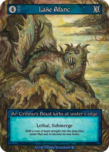 Arthurian Legends - Lake Afanc - Foil