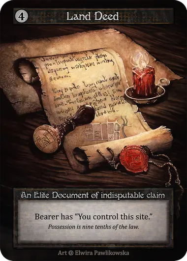 Land Deed - Alpha / Non-Foil