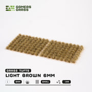 Gamers Grass: Grass Tufts 2-6mm - Light Brown 6mm
