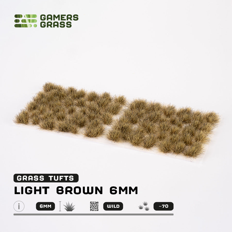 Gamers Grass: Grass Tufts 2-6mm - Light Brown 6mm