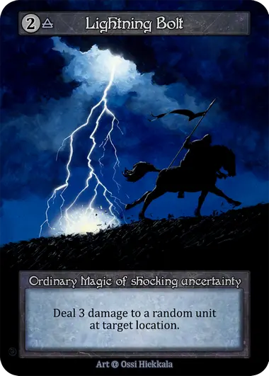 Beta - Lightning Bolt - Foil