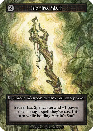 Arthurian Legends - Merlin's Staff - Foil