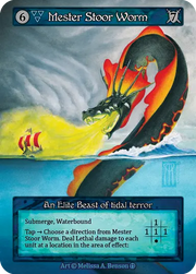 Arthurian Legends - Mester Stoor Worm - Foil