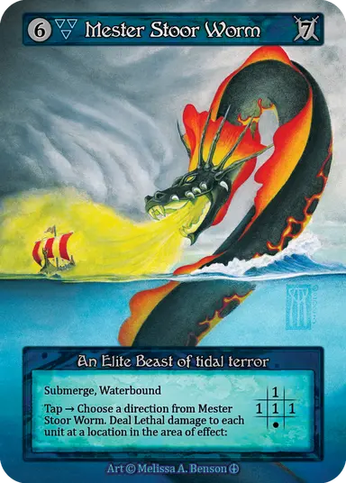 Arthurian Legends - Mester Stoor Worm - Foil