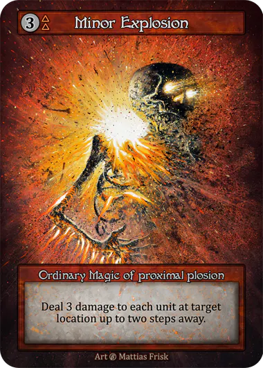 Minor Explosion (Third Wave Beta) - Foil