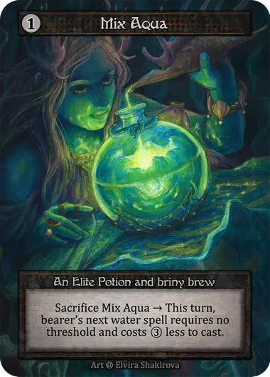 Mix Aqua - Beta / Non-Foil