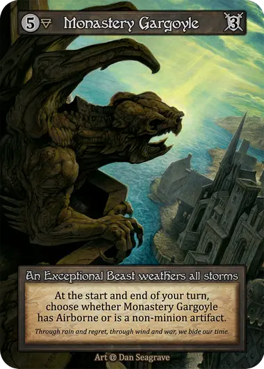 Beta - Monastery Gargoyle - Non-Foil