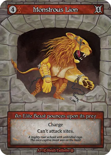 Monstrous Lion - Foil