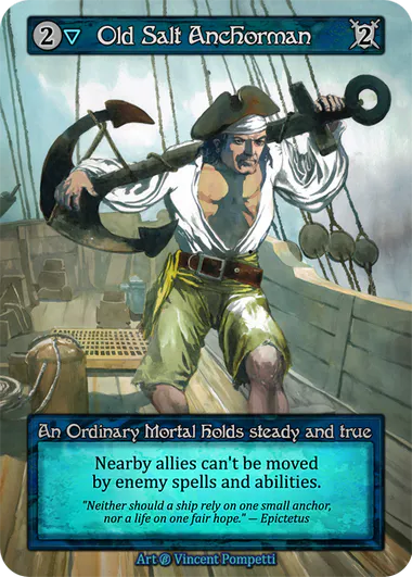 Old Salt Anchorman (Third Wave Beta) - Foil