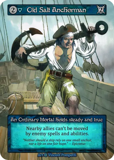 Alpha - Old Salt Anchorman - Foil
