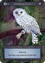 Arthurian Legends - Ominous Owl - Foil
