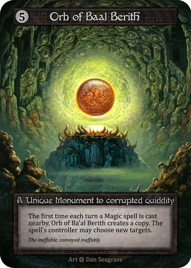 Beta - Orb of Ba'al Berith - Non-Foil