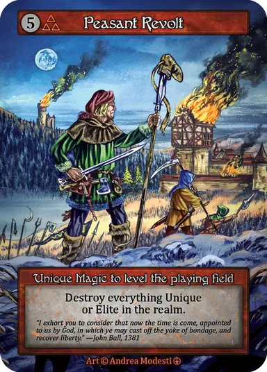 Arthurian Legends - Peasant Revolt - Foil