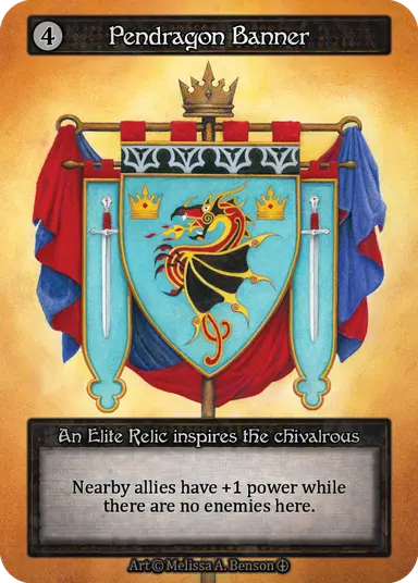 Arthurian Legends - Pendragon Banner - Foil