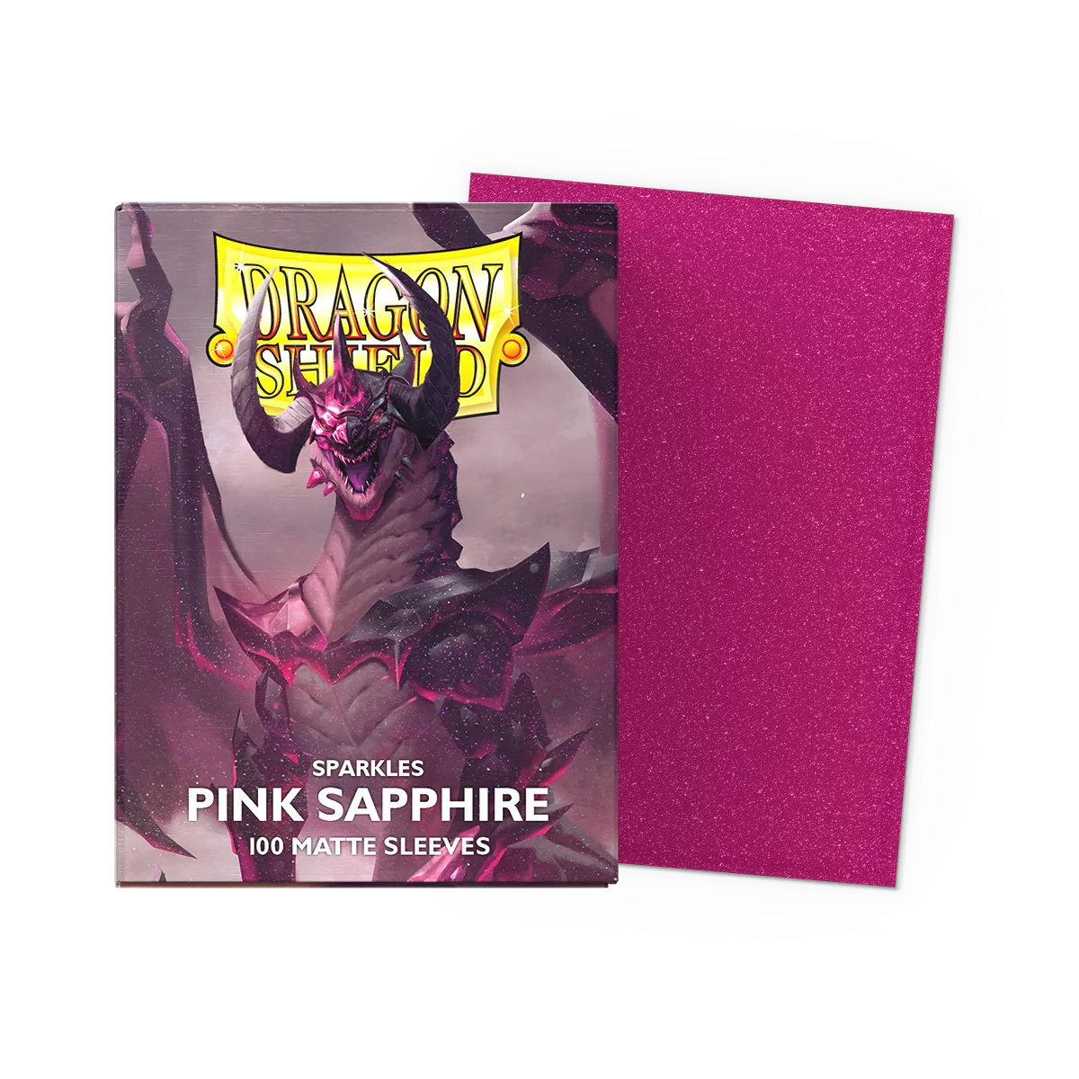 Dragon Shield Matte Sparkles Pink Sapphire