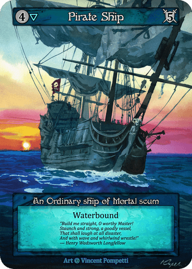 Alpha - Pirate Ship - Foil