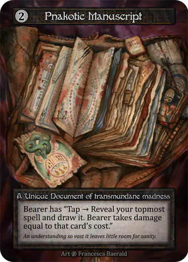 Pnakotic Manuscript (Third Wave Beta) - Foil