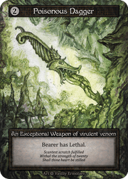 Beta - Poisonous Dagger - Foil