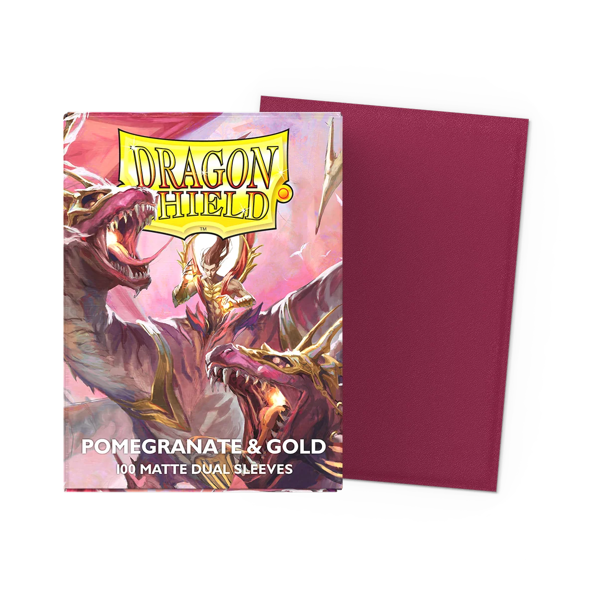 Dragon Shield Matte Dual Pomegranate & Gold