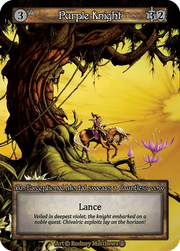 Arthurian Legends - Purple Knight - Foil