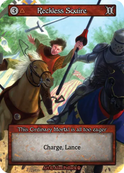 Arthurian Legends - Reckless Squire - Foil